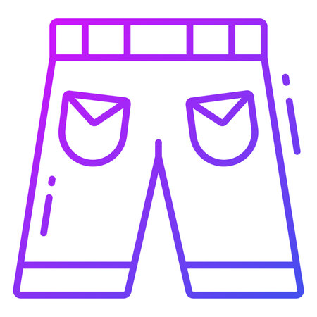 trouser icon, trendy Style, Isolated on White Background, Stock vector illustrations.のイラスト素材