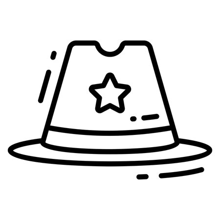 hat icon, trendy Style, Isolated on White Background, Stock vector illustrations.のイラスト素材
