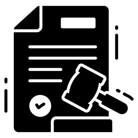 notice Copyright law, intellectual property iconのイラスト素材