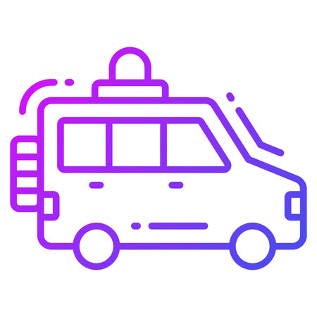 police car Copyright law, intellectual property iconのイラスト素材