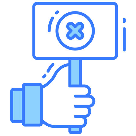 negative rating icon, Survey and Feedback, modern vector illustrationのイラスト素材