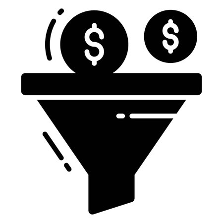 funnel vector icon. Illustration for graphic and web design.のイラスト素材