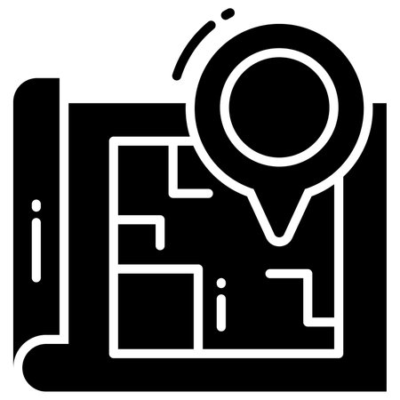 gps trendy icon, flat style isolated on white background. Symbol for your web site design, logo, app, UI.のイラスト素材