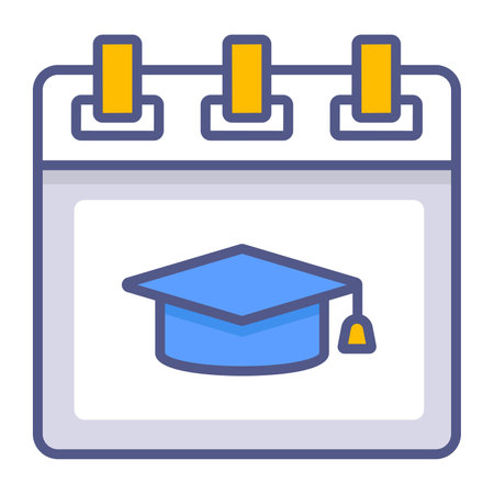 Schedule, month, date Modern concepts flat design, Premium quality vector illustration concept. Vector symbol.のイラスト素材