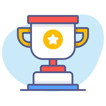 award, prize Modern concepts flat design, Premium quality vector illustration concept. Vector symbol.のイラスト素材
