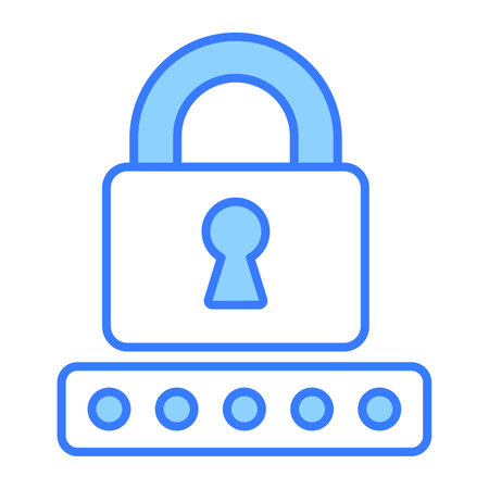 password icon modern vector illustrationのイラスト素材