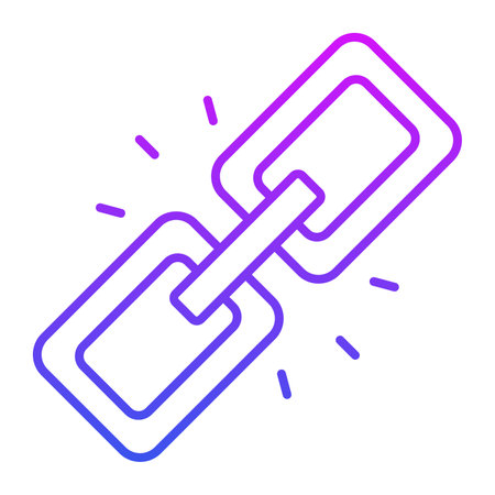 web link icon modern illustration