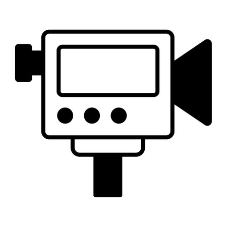 video camera icon modern illustrationのイラスト素材