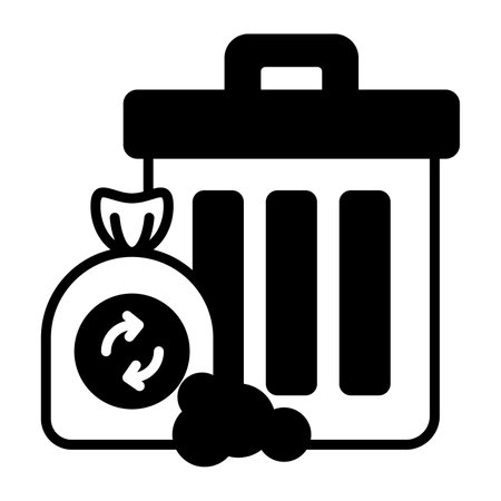garbage icon Modern concepts design, Premium quality vector illustration concept. Vector symbol.のイラスト素材