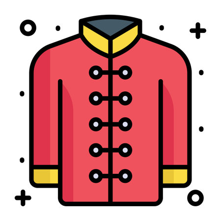 Chinese cultural dress vector design in trendy styleのイラスト素材