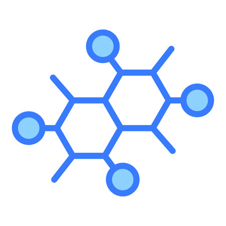 molecular vector line icon, school and education iconの写真素材