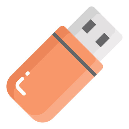 USB vector flat icon, school and education icon