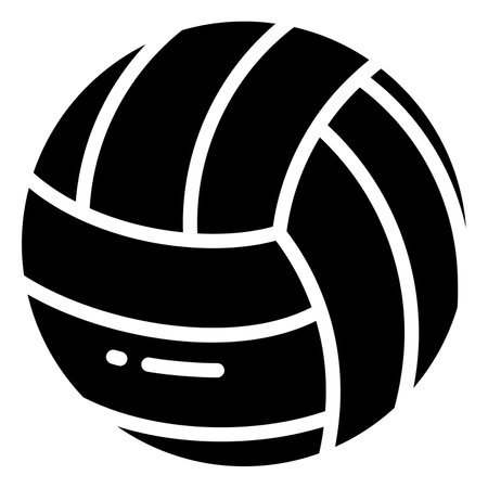 volley ball vector icon, school and education iconのイラスト素材