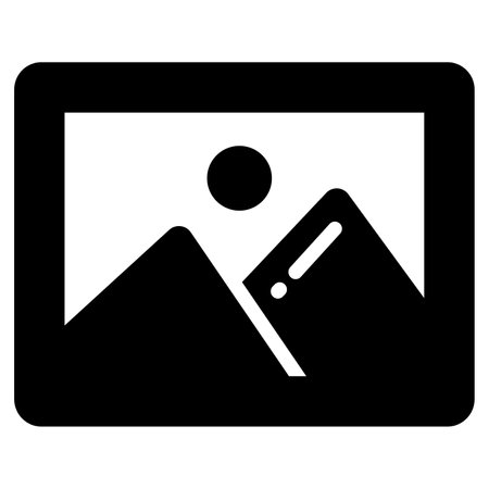 picture vector glyph icon, school and education iconのイラスト素材