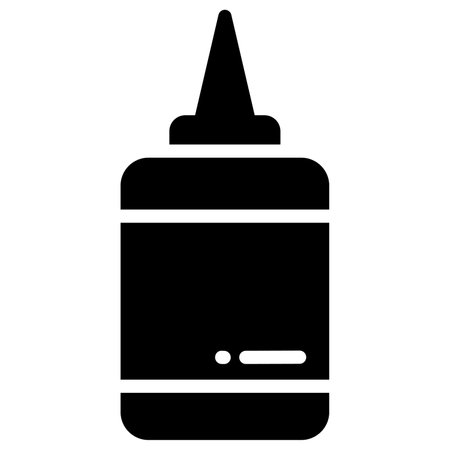 glue vector glyph icon, school and education iconのイラスト素材