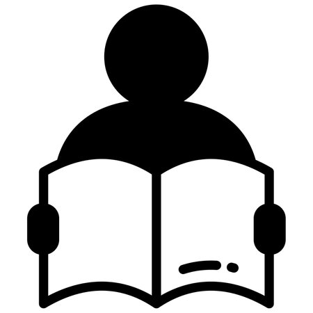 student vector glyph icon, school and education iconのイラスト素材