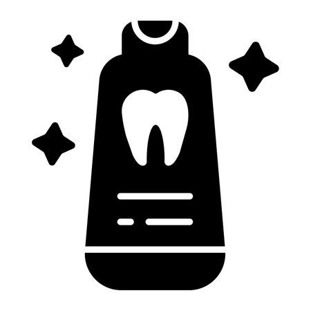 Toothpaste tube vector design icon in modern styleのイラスト素材