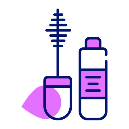 Well design vector of mascara, cosmetic productのイラスト素材