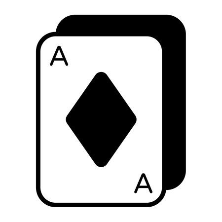 Poker cards vector in editable style premium iconのイラスト素材