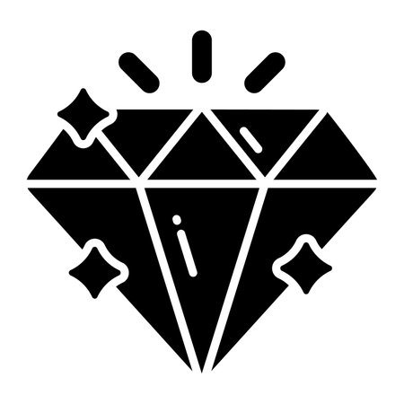 An amazing vector design of diamond, premium iconのイラスト素材