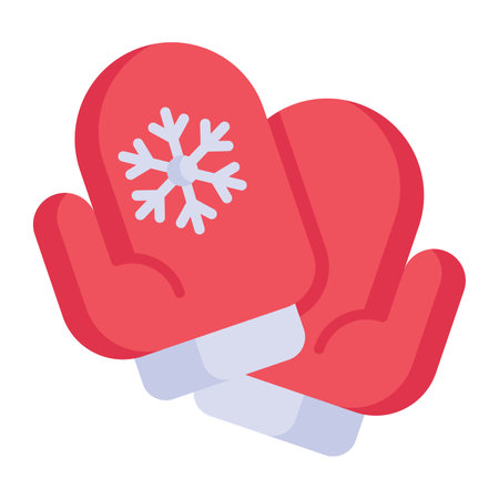 Mittens vector icon design in trendy styleのイラスト素材