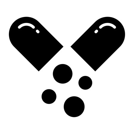 Capsules vector design iconのイラスト素材