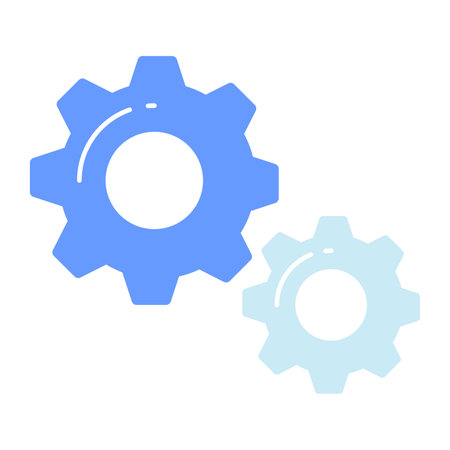 Editable vector of setting in trendy style, easy to use iconのイラスト素材