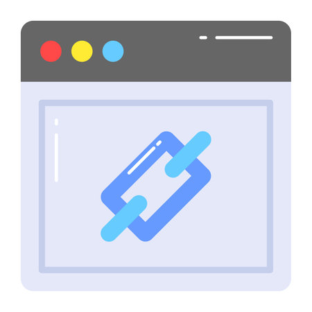 Check this beautiful vector design of hyperlink in trendy styleのイラスト素材