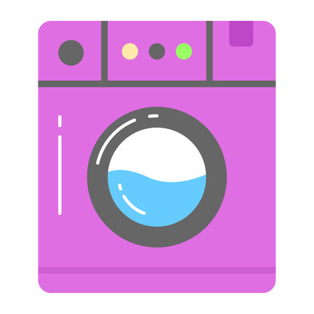 Washing machine vector design modern style, home appliances iconのイラスト素材