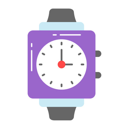 Well designed icon of wristwatch, a portable watch vectorのイラスト素材