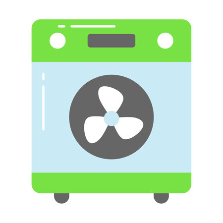 An amazing vector design of air chiller, easy to use iconのイラスト素材
