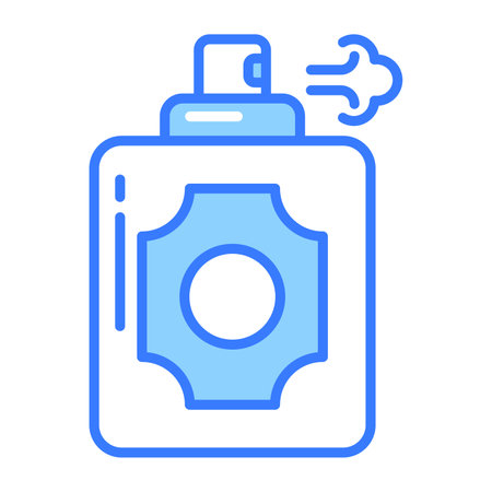 Perfume bottle icon in modern style, fragrance bottle vector in editable styleのイラスト素材
