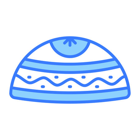 Muslim traditional cap vector design in modern style, easy to use iconのイラスト素材