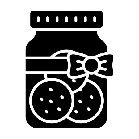 Carefully crafted icon of cookies jar in modern style, easy to use iconのイラスト素材