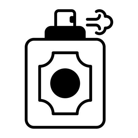 Perfume bottle icon in modern style, fragrance bottle vector in editable styleのイラスト素材