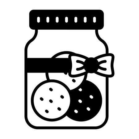 Carefully crafted icon of cookies jar in modern style, easy to use iconのイラスト素材