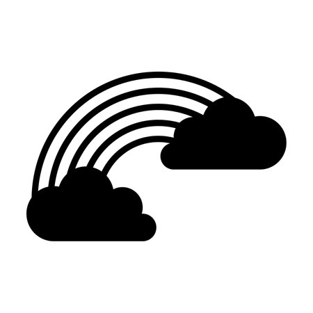 A beautifully designed vector of rainbow in modern style, a meteorological phenomenon icon, download this premium iconのイラスト素材