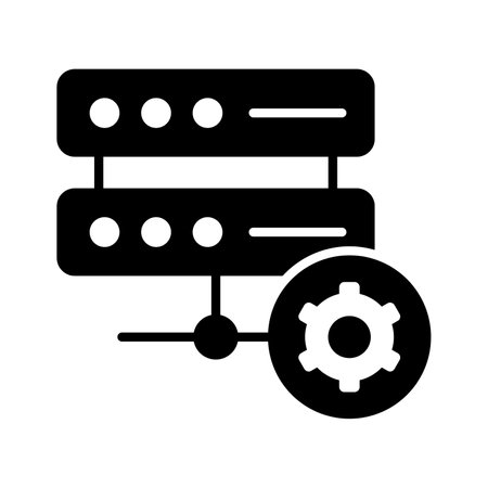 Check this beautiful designed vector of server setting, premium iconのイラスト素材