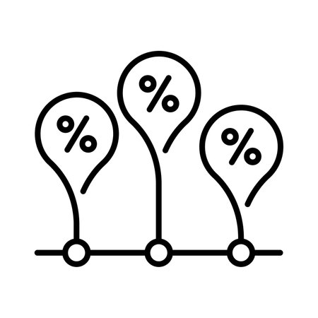 An editable vector of timeline chart in modern style, premium iconのイラスト素材