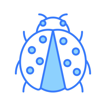 Check this carefully crafted vector of ladybug in modern style, easy to use iconのイラスト素材