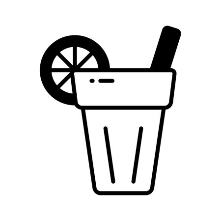 Get hold on this amazing icon of lemonade in editable style, summer drinkのイラスト素材