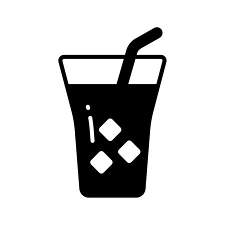 Get hold on this catchy vector of cold drink in modern style, easy to useのイラスト素材