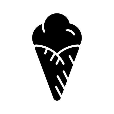 Ice cream cup in modern style, ready to use and downloadのイラスト素材