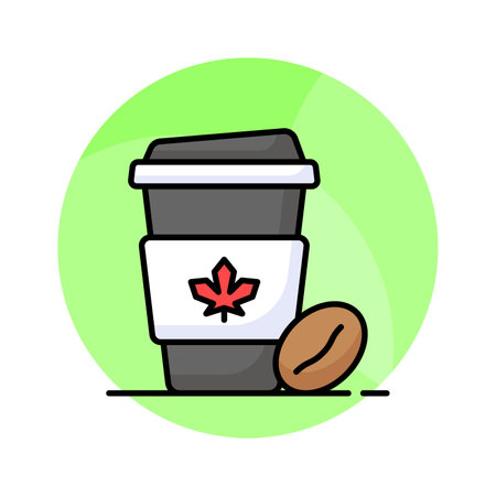 Get hold on this beautifully designed icon of coffee cup in editable styleのイラスト素材