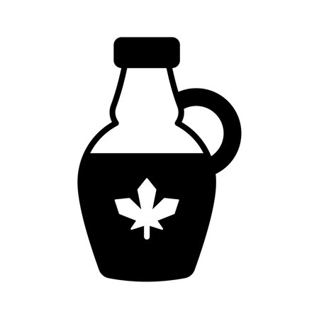 Customizable vector of maple syrup in modern style, ready to use iconのイラスト素材