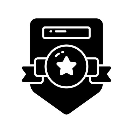 Check this creatively designed vector of certificate in trendy style, premium iconのイラスト素材