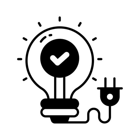 Innovation light bulb vector design isolated on white backgroundのイラスト素材