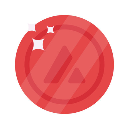 Well designed icon of Avalanche coin, cryptocurrency coin vector designのイラスト素材