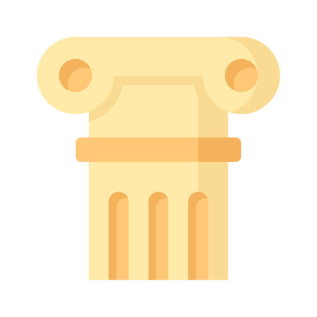 Download this premium icon of roman and greek antique column, ready to use vectorのイラスト素材