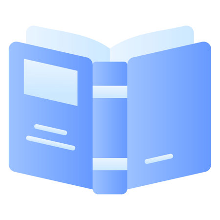 Grab this creatively designed icon of book, download this premium vectorのイラスト素材